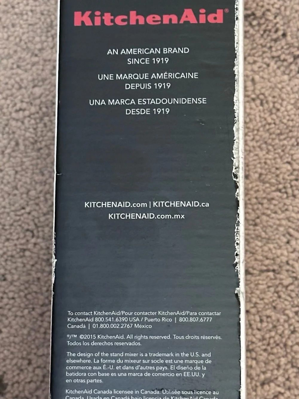 KitchenAid Pasta Roller Attachment - KSMPRA - Made In Italy - In Box